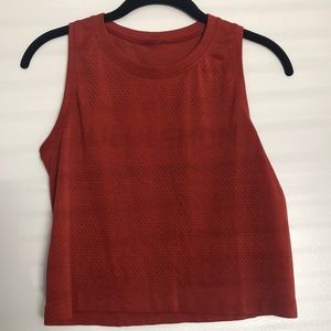 Lululemon Swiftly Breathe Crop Tank